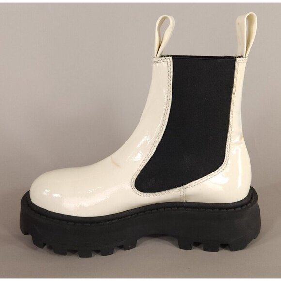 Simon Miller Black and White Ankle Boots - Picture 7 of 14